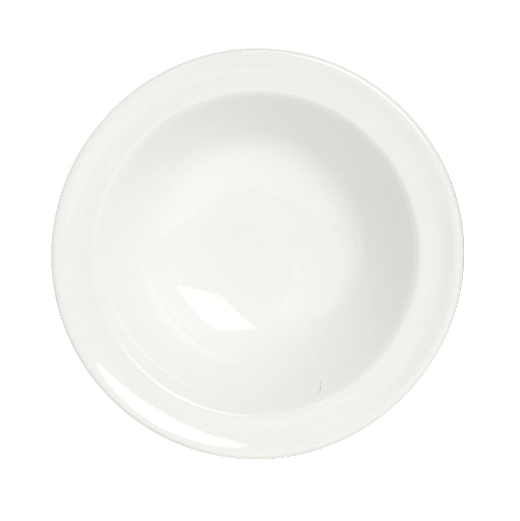 Simplicity White Fruit Stone Rim 16.5cm (6 1/2")