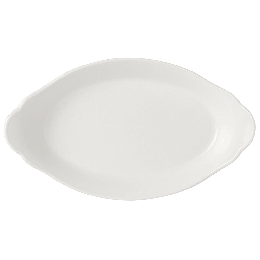 Simplicity White Oval No3 Eared Dish 30.5 x 17cm (12 x 6 3/4")