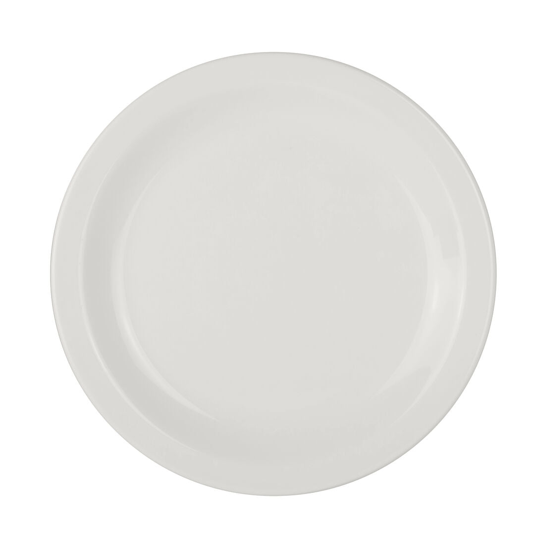 Simplicity White Cresta Plate 16.5cm (6 1/2")