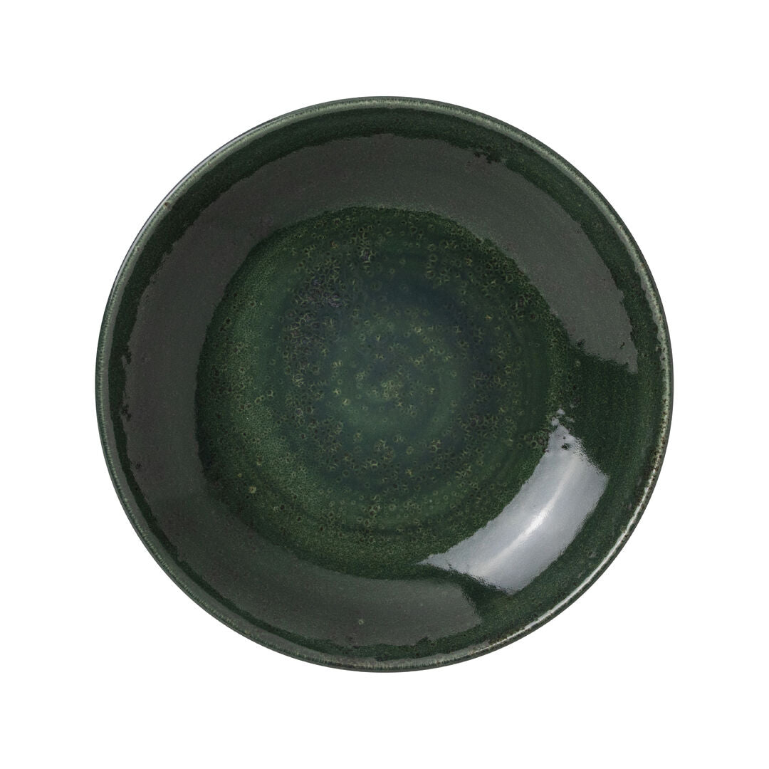 Vesuvius Burnt Emerald Coupe Bowl 29cm 183.25cl (11 1/2" 64 1/2oz)