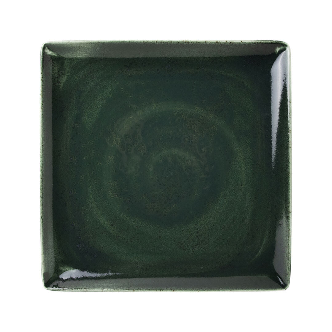 Vesuvius Burnt Emerald Square One 27 x 27cm (10 5/8 x 10 5/8")