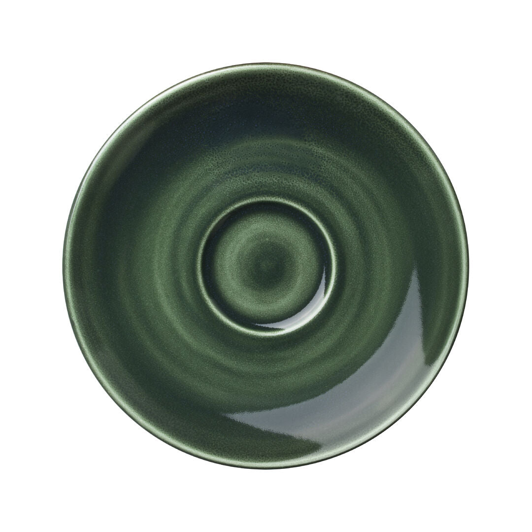 Vesuvius Burnt Emerald Liv Saucer 15.25cm (6")
