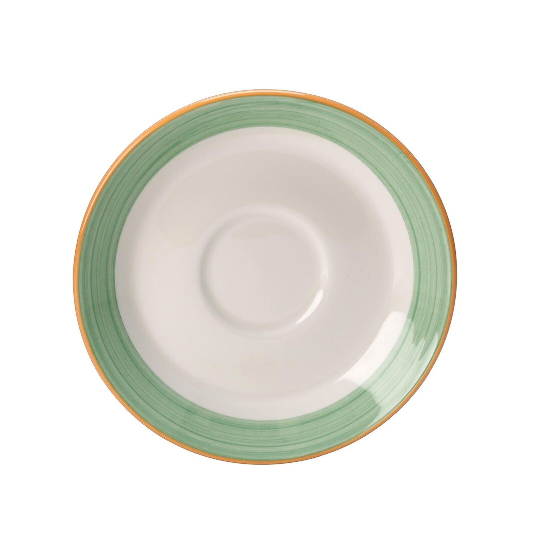 Rio Green Slimline Saucer 15.25cm (6")