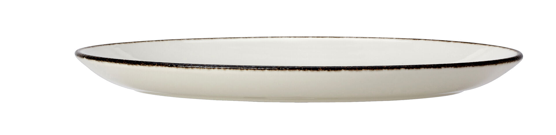Blue Dapple Oval Coupe Plate 30.5cm (12")
