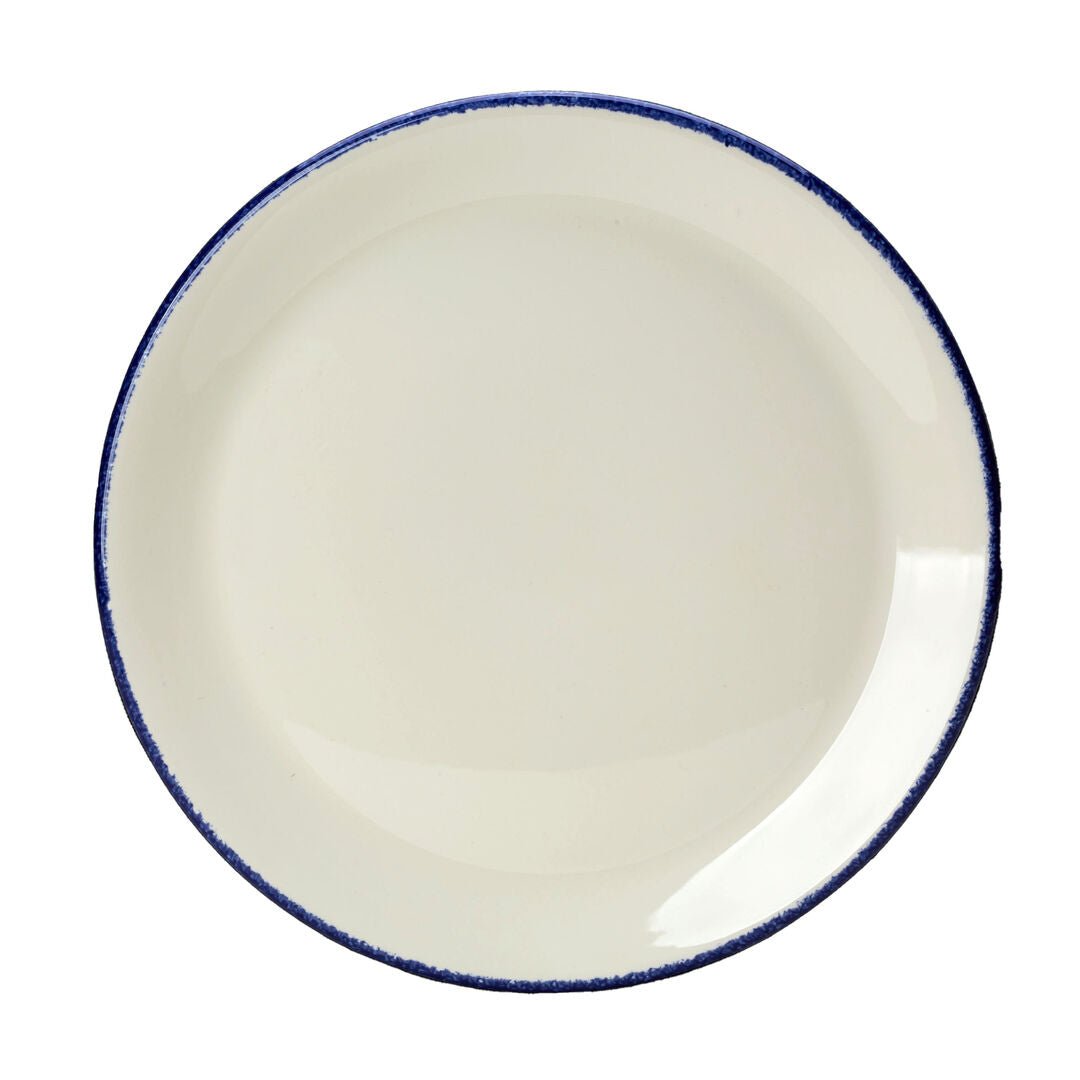 Blue Dapple Coupe Plate 20.25cm (8")