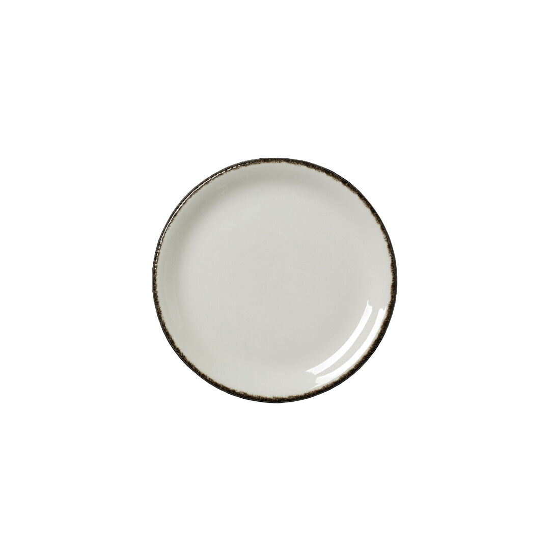 Charcoal Dapple Coupe Plate 15.25cm (6")