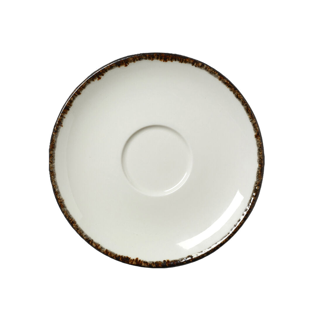 Charcoal Dapple Liv Saucer 15.25cm (6")