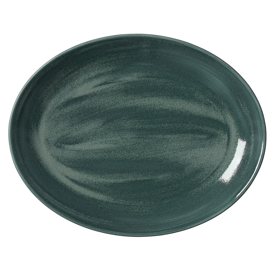Revolution Jade Oval Coupe Plate 34.25cm (13 1/2")