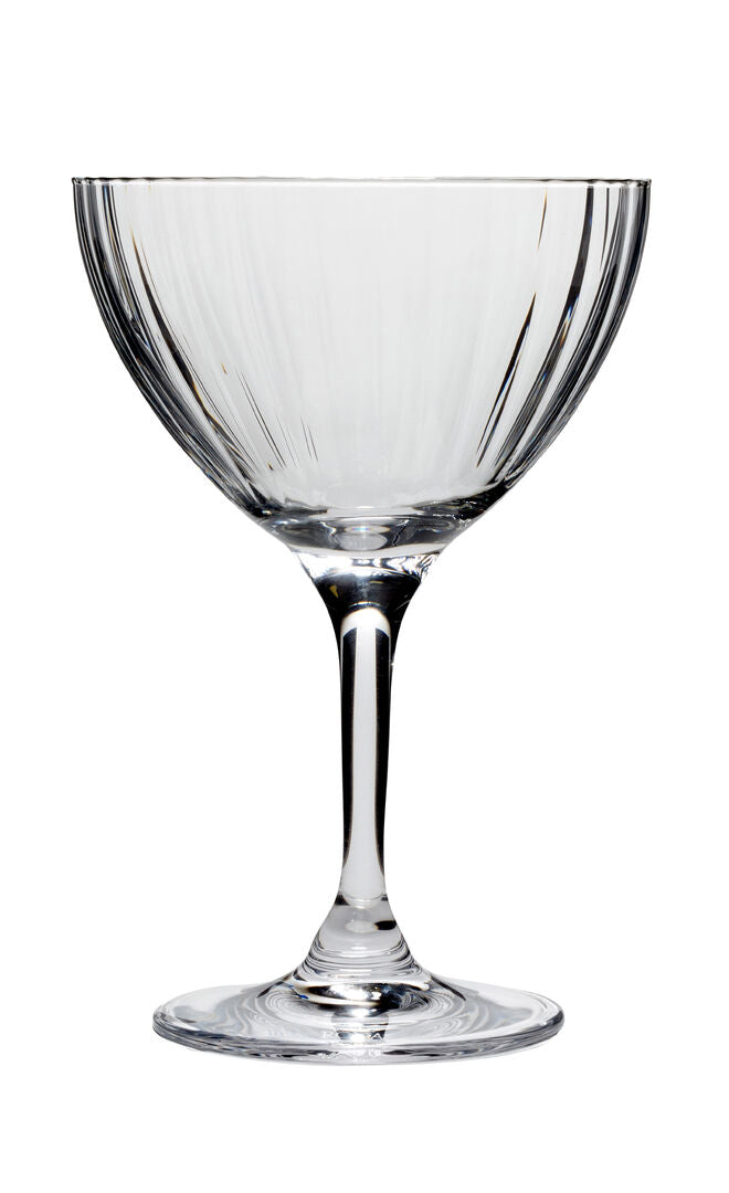 Optic Martini Glass 14.61cm H 23.6cl (3 3/4 x 5 3/4" 8oz)