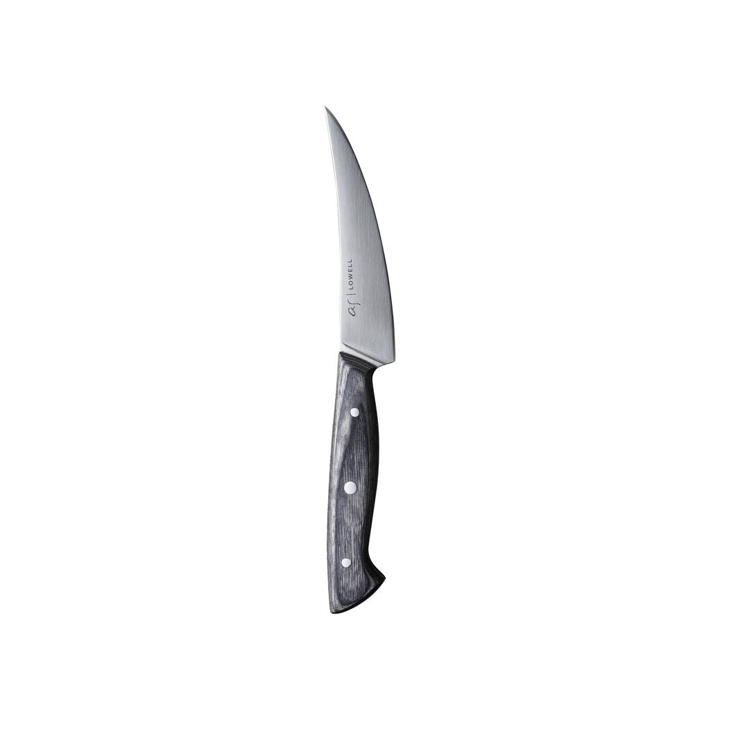 Lovell Steak Knife Grey & White & Black Polywood/Copper Rivet 20.3cm (8")