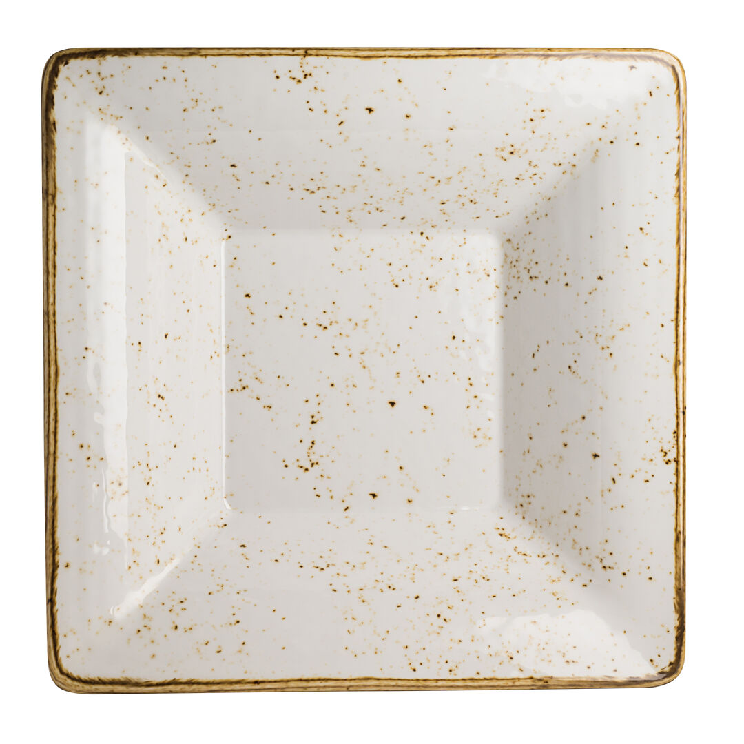 Craft White Square Pebble Bowl 38.1 x 8.3cm 4.7ltr (15 x 3 1/4" 5qts)