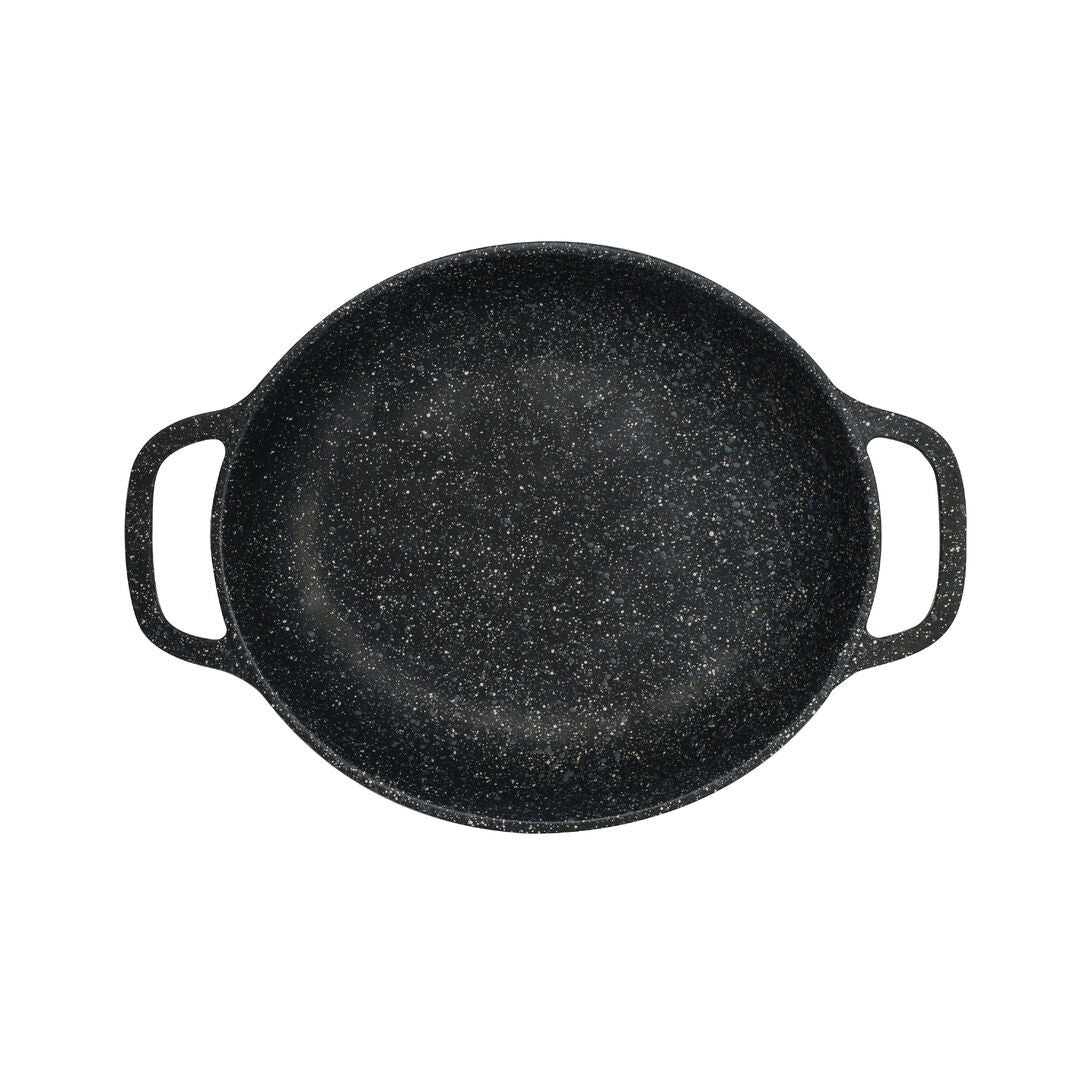 Black Oval Handled Casserole 32.4 x 22.9 x 5.4cm 165.6cl (12 3/4 x 9 x 2 1/8" 56oz)