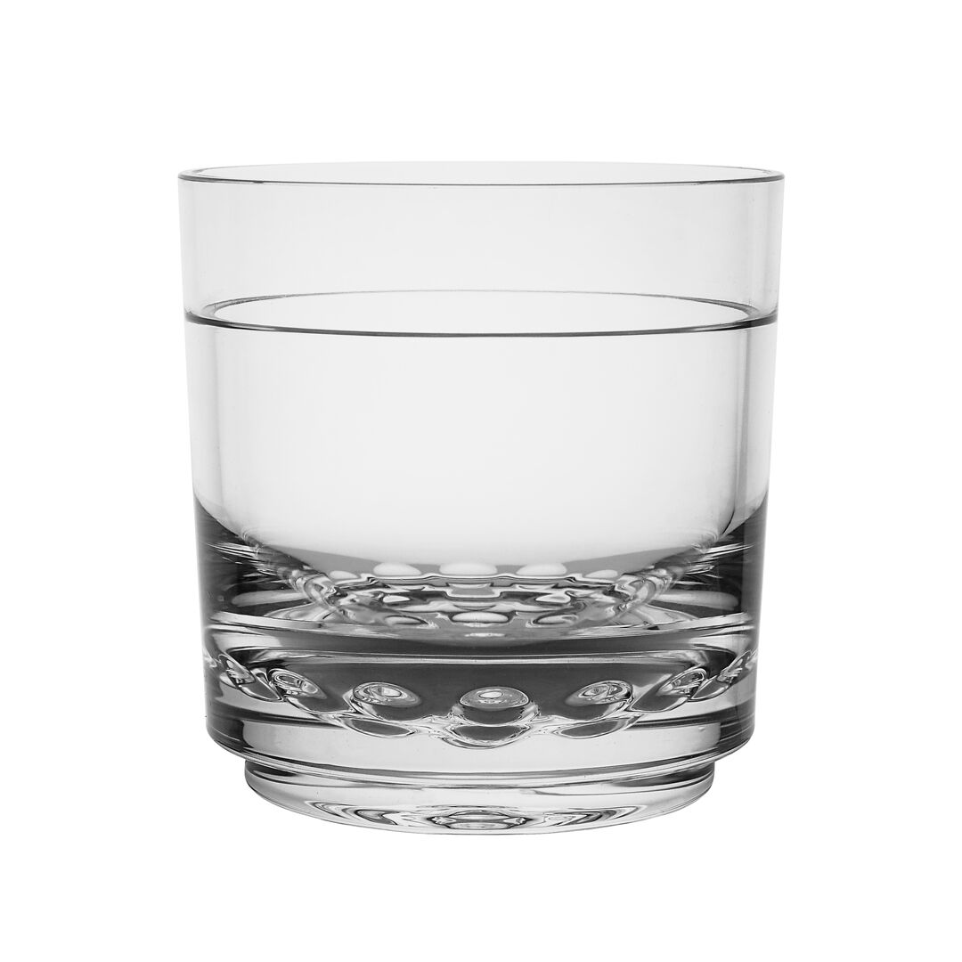 Diamond Clear Rocks Tumbler 8.57cm H 28.5cl (3 3/8" H 10oz)