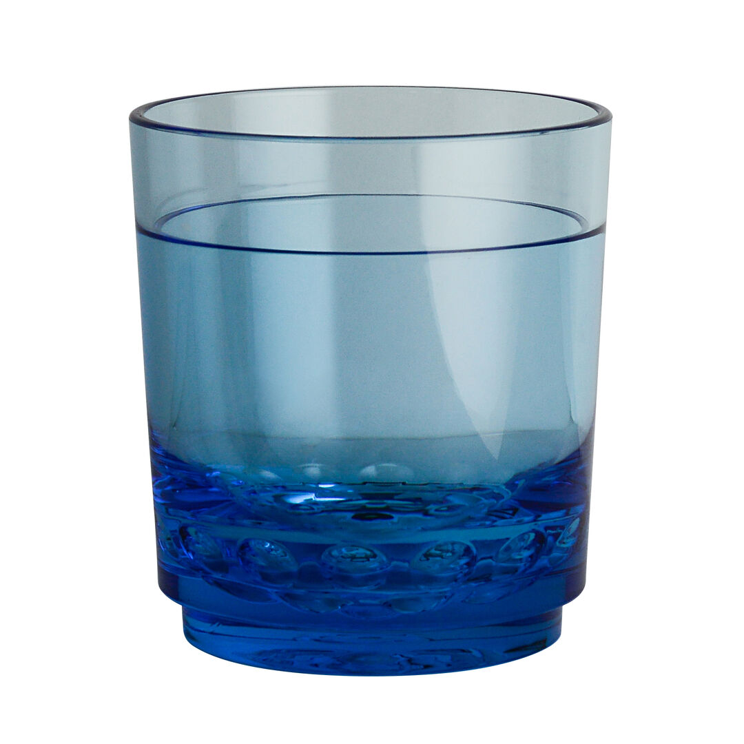 Diamond Blue Rocks Tumbler 9.84cm H 29cl (3 7/8" H 10oz)