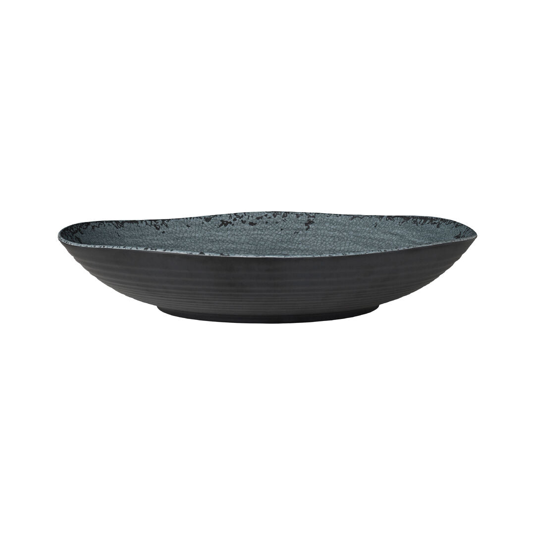 Pompeii Slate Medium Shallow Round Bowl 29.8 x 6.7cm 2.5ltr (11 3/4 x 2 5/8" 2/3qrt)