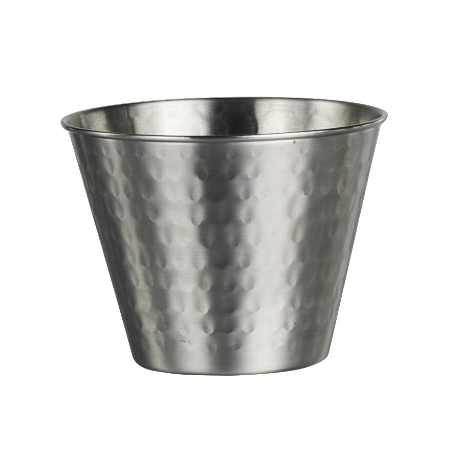 Metal Hammered Fry Cup 10.2 x 7.3cm 35.5cl (4 x 2 7/8" 12oz)