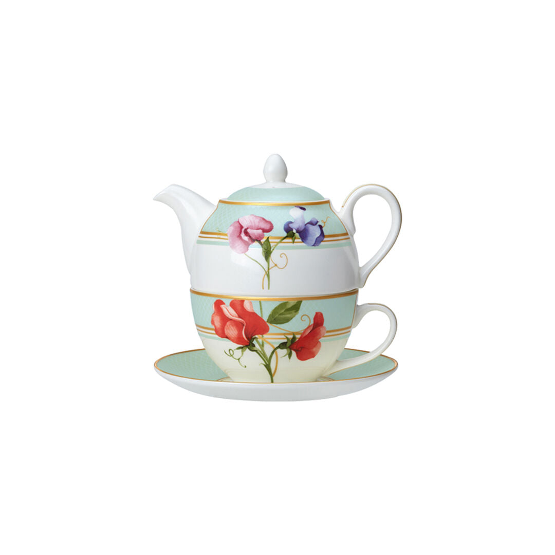 Trellis Coupe Tea For One Set