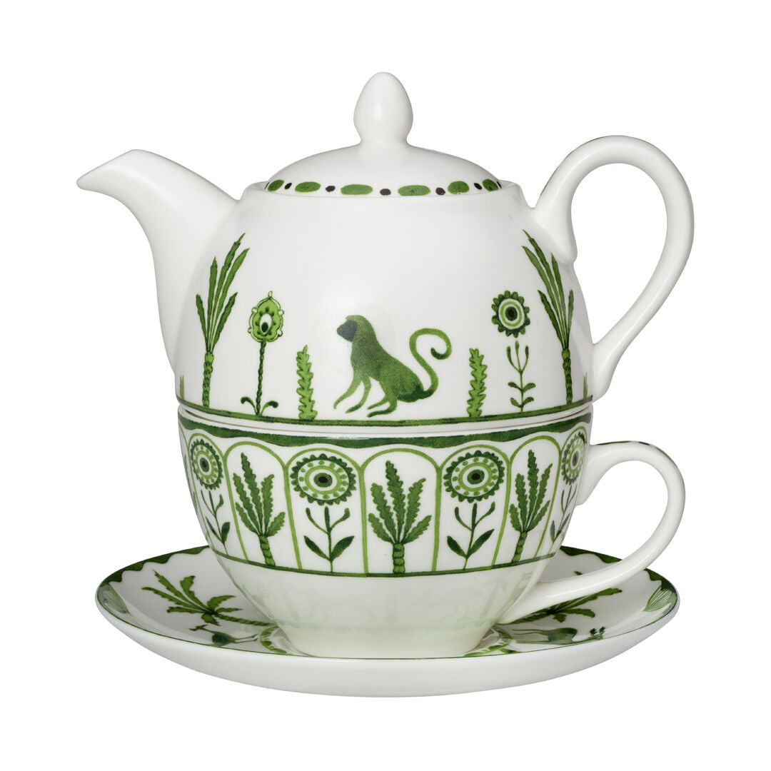 Sultan's Garden Green Coupe Tea For One Set