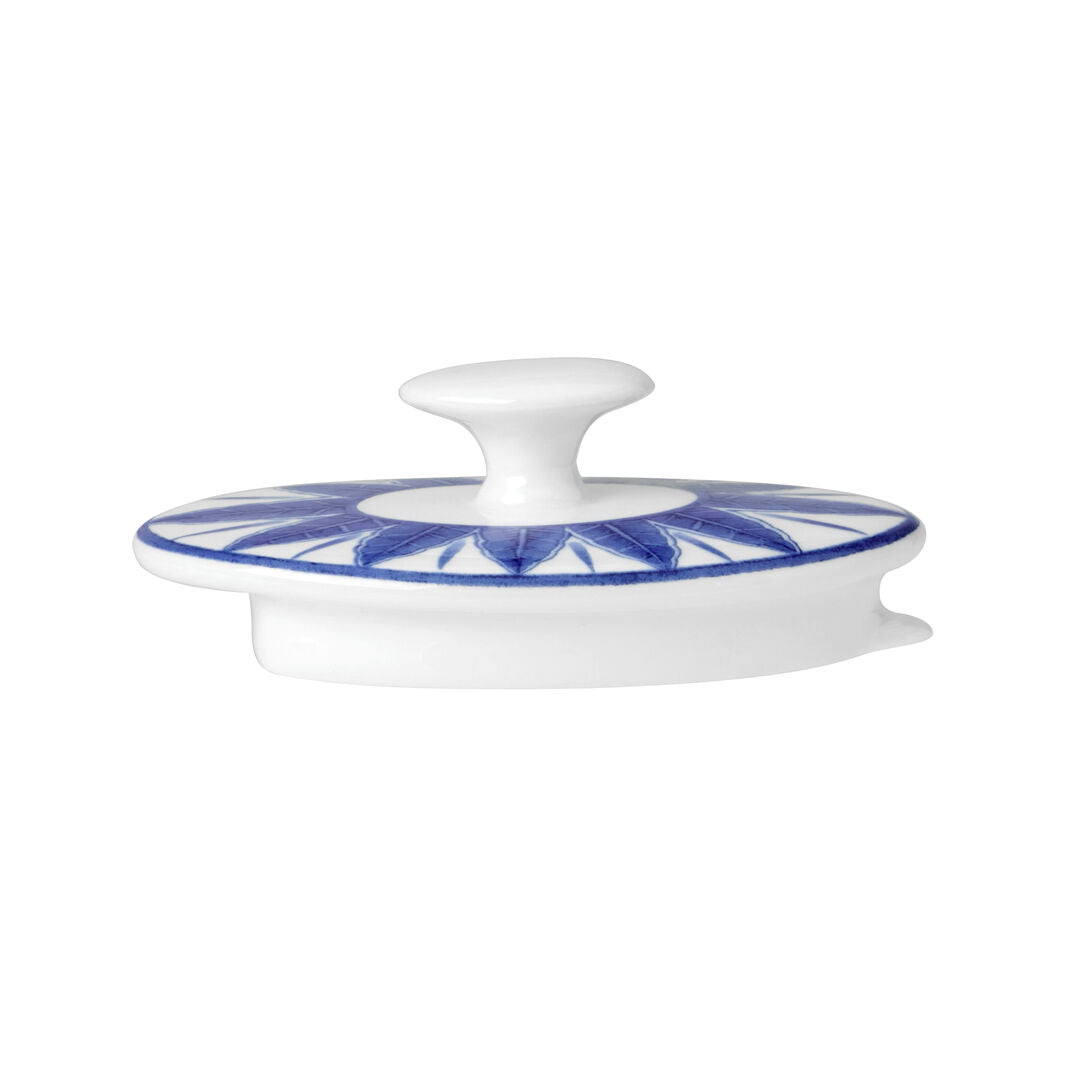 Sultan's Garden Blue Coupe 2 Cup Oval Teapot Lid Fits AND0337