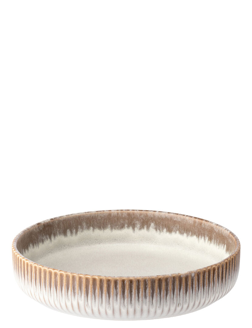 Corduroy Drift Edge Shallow Bowl 7.5" (19cm)