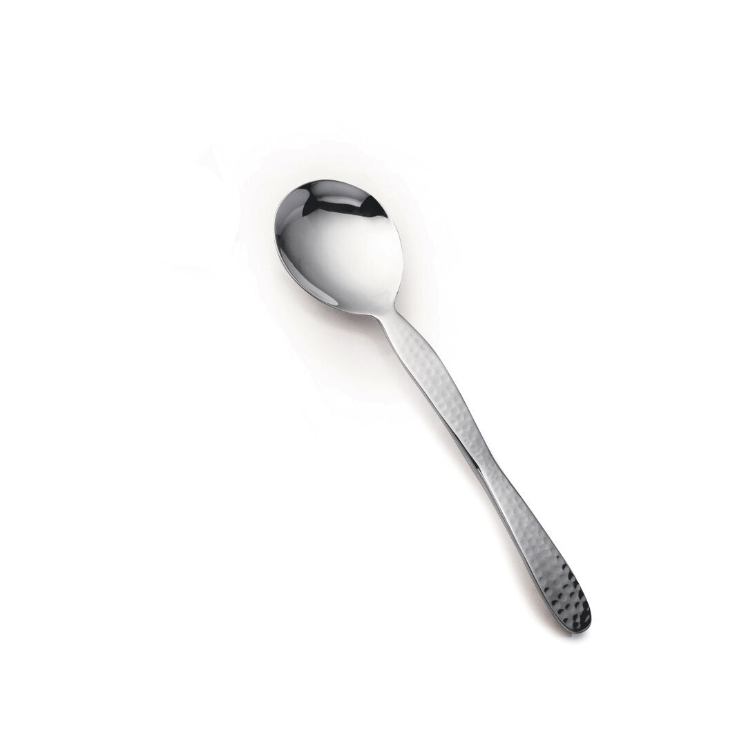 Hammered Serving Utensils Medium Solid Spoon 24.4cm (10")