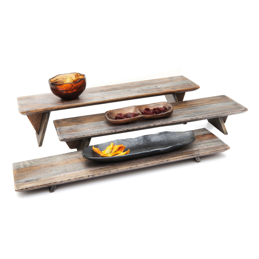 Ash Tt Riser Red Fusion Grey Ash 3 Piece Riser Set 58.4cm (23