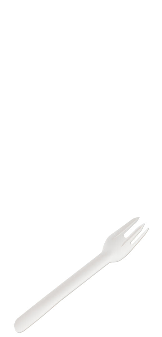 Compostable Paper Fork 6.25" (15.8cm) - Box of 50