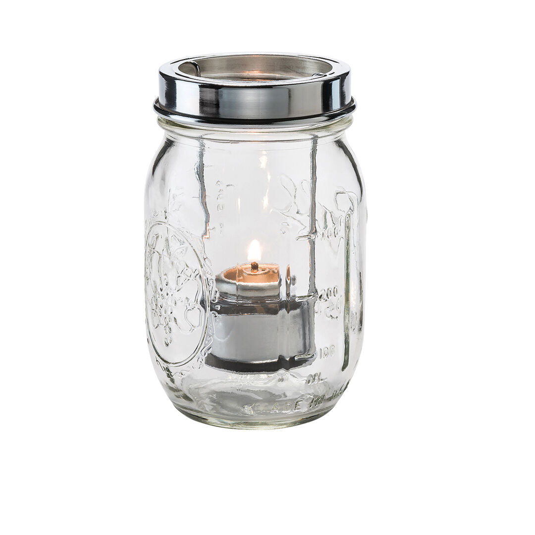 Firefly Clear Glass Lamp With Cradle And Handle