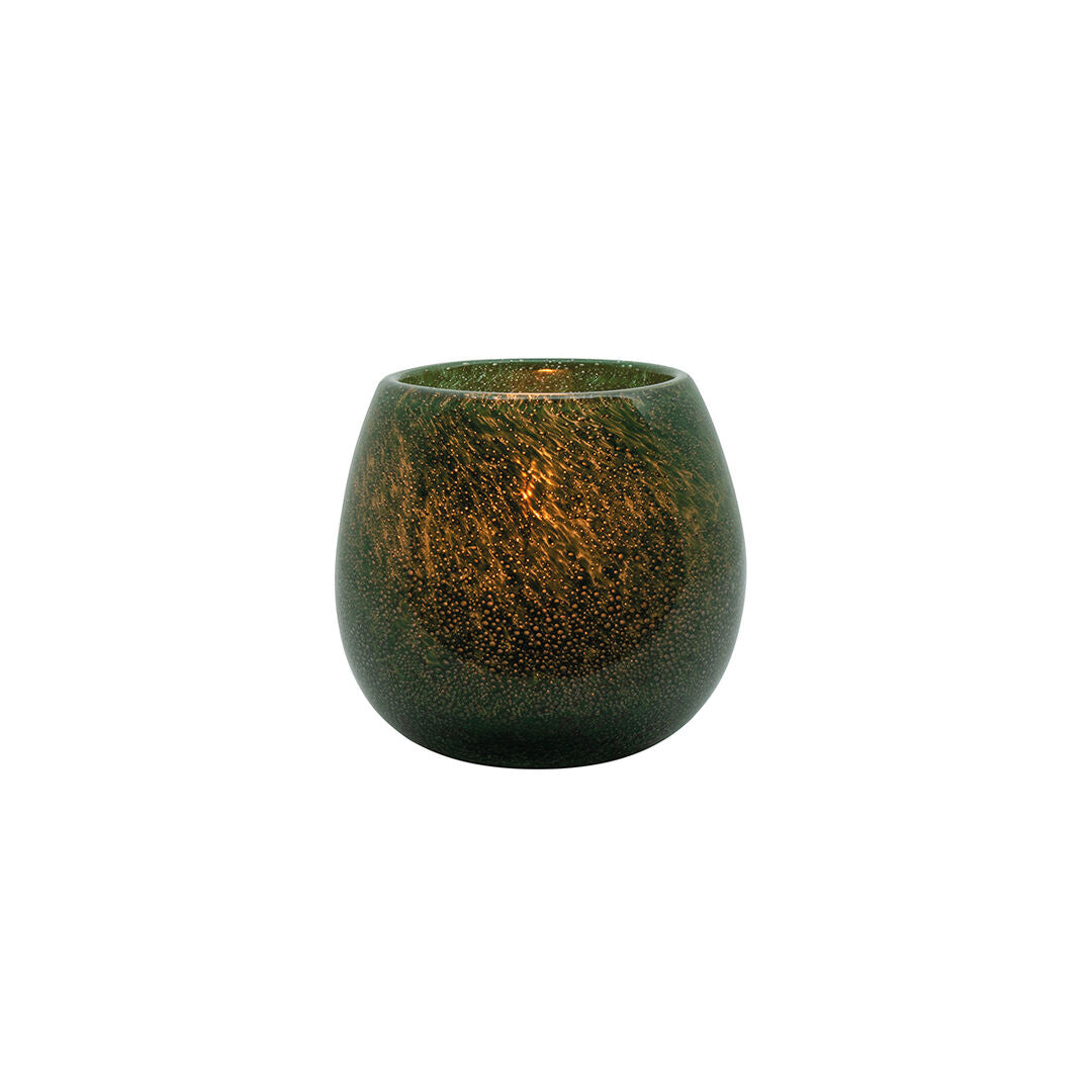 Art Emerald Glass Votive 10.2 x 8.9cm H (4 x 3 1/2")