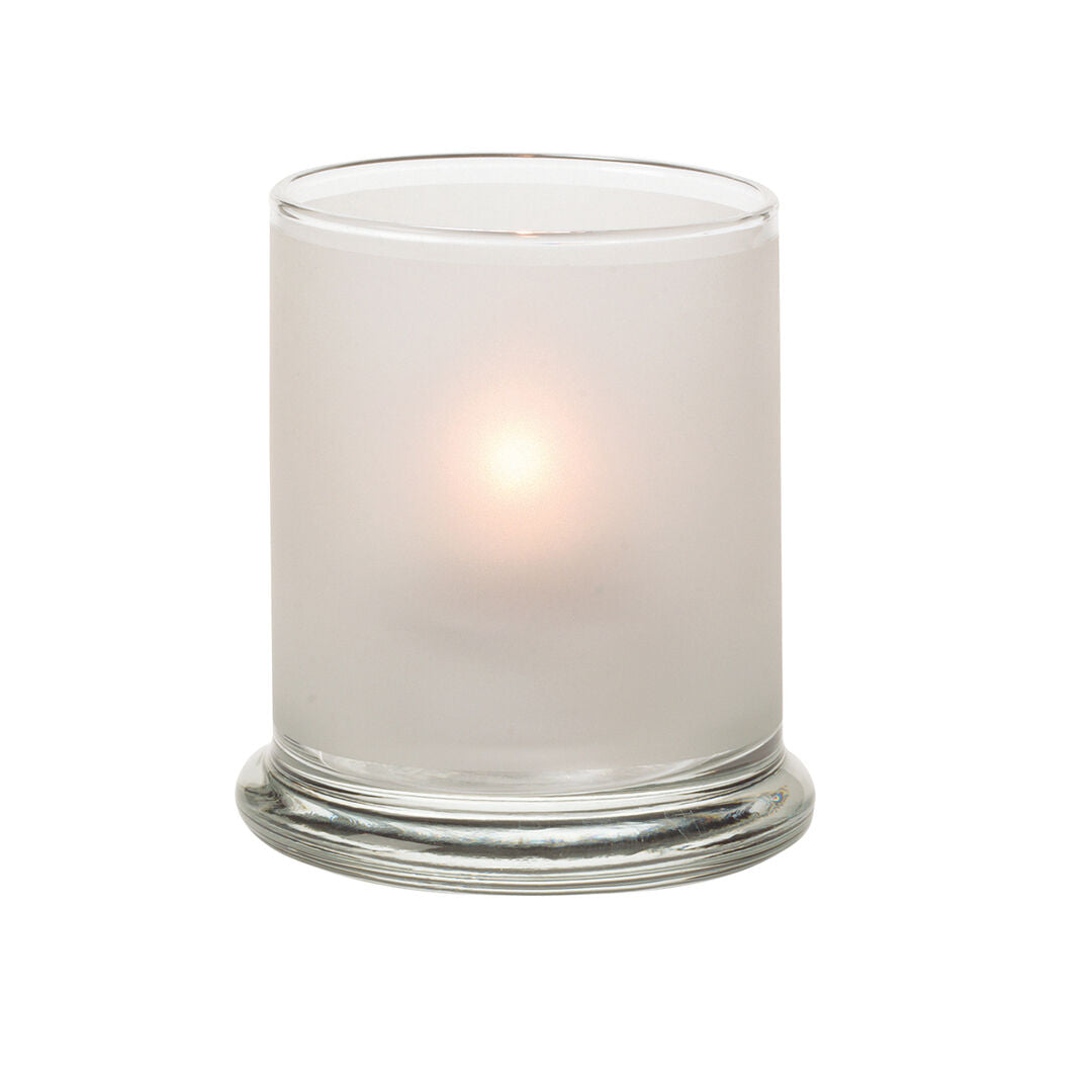 Columns Satin Crystal Votive 7.6 x 9.2cm (3 x 3 5/8")