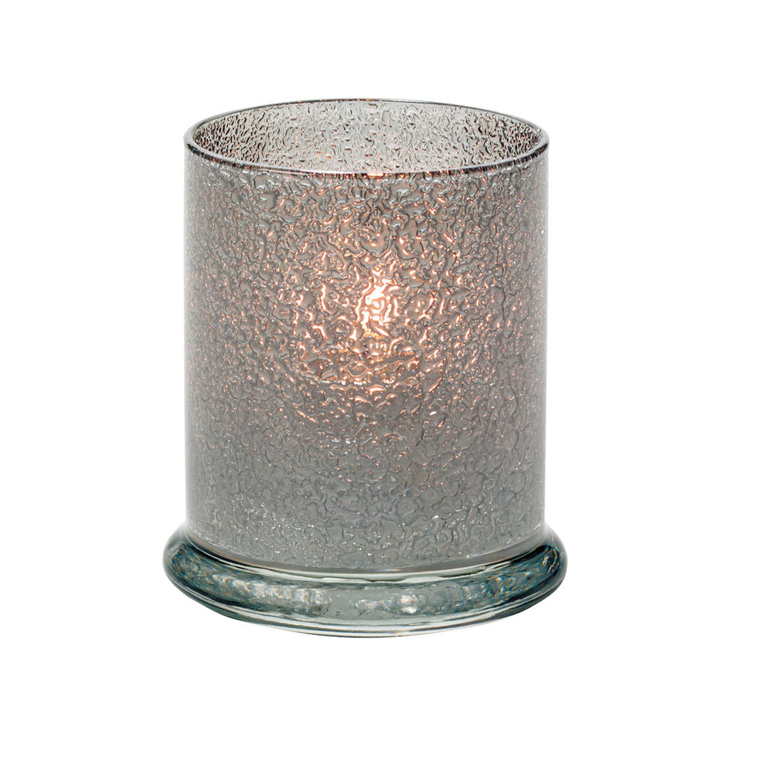 Columns Smoke Jewel Votive 7.6 x 9.2cm (3 x 3 5/8")