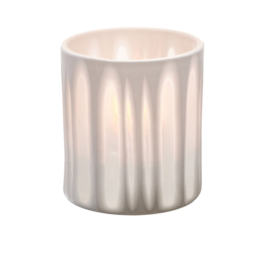 Boutique Stripes Porcelain Votive 7.3 x 8cm (2 9/10 x 3 1/10")
