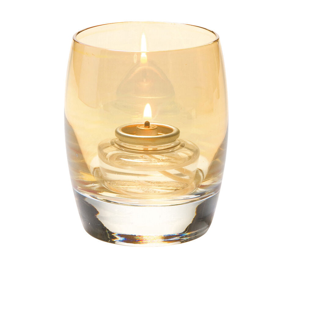 Contour Gold Lustre Glass Votive 7.6 x 9.5cm (3 x 3 3/4")