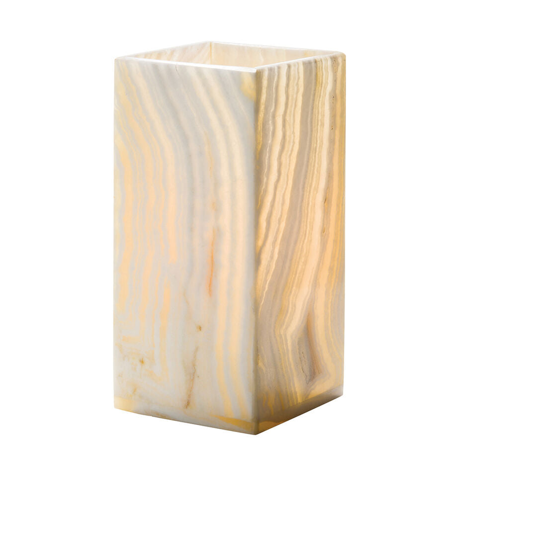 Luxor Large Solid Alabaster Lamp 8 x 16.8cm (3 1/8 x 6 5/8")