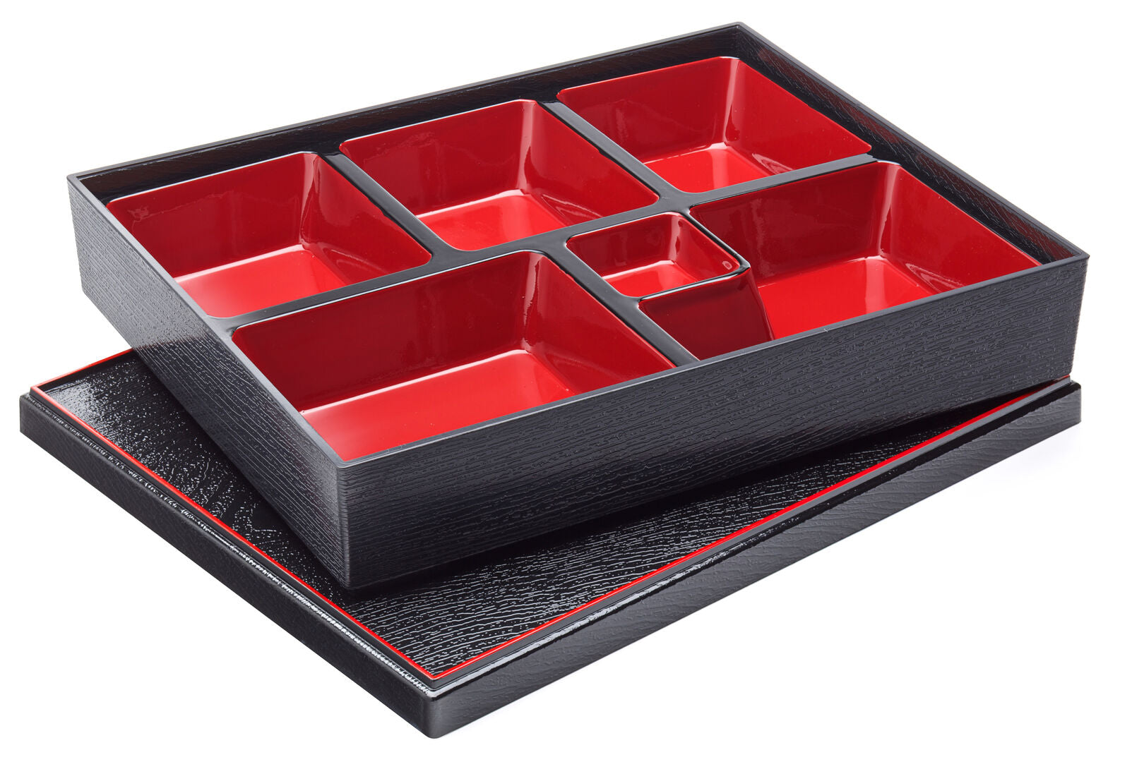 Bento Box 12 x 10" (31 x 25.5cm) 6 Compartment