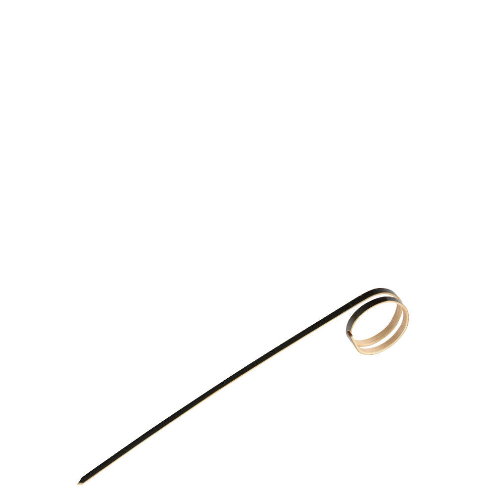 Bamboo Black Loop Skewer 4.75" (12cm)