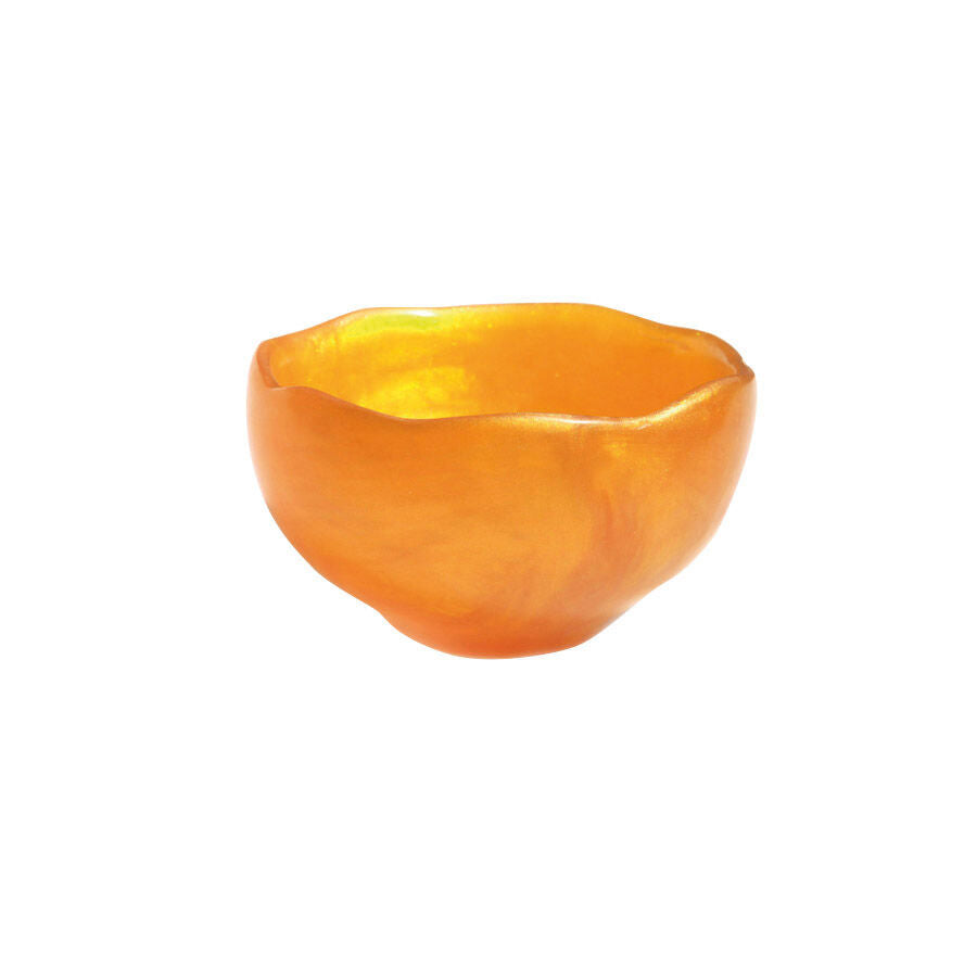 Wave Tangerine Pearl Condiment Bowl 12.1 x 7cm 22.7cl (4 3/4 x 2 3/4" 8oz)