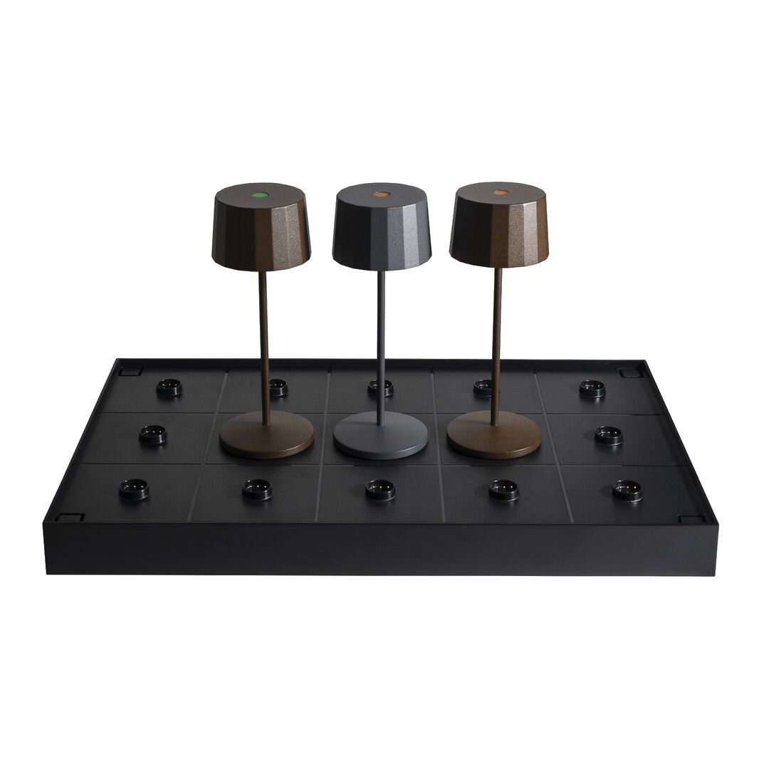 Lampa Magnetic Charging Tray for Table Lights Holds 15 UK PLUG