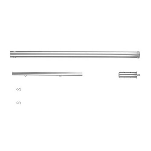 Modular Stainless Steel Pole Parts Inside Cardbord Tube
