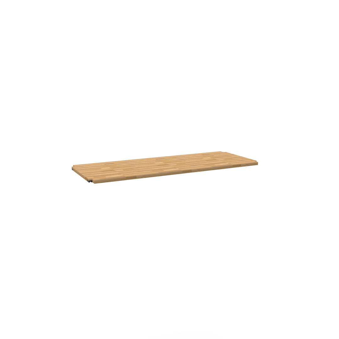 Canvas Natural Bamboo Shelf 118 x 46 x 2cm (46 1/2 x 18 x 4/5")