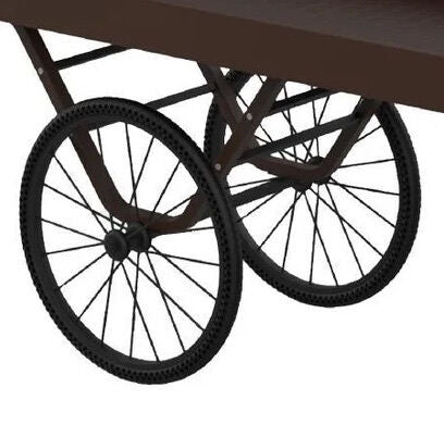 Cantine Black Cart Wheels