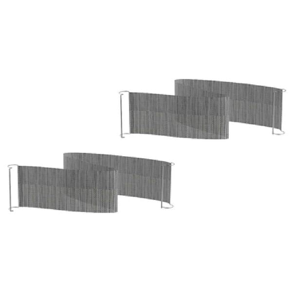 Modular Silver Grey Quick Cover For Corner 2 Piece Set