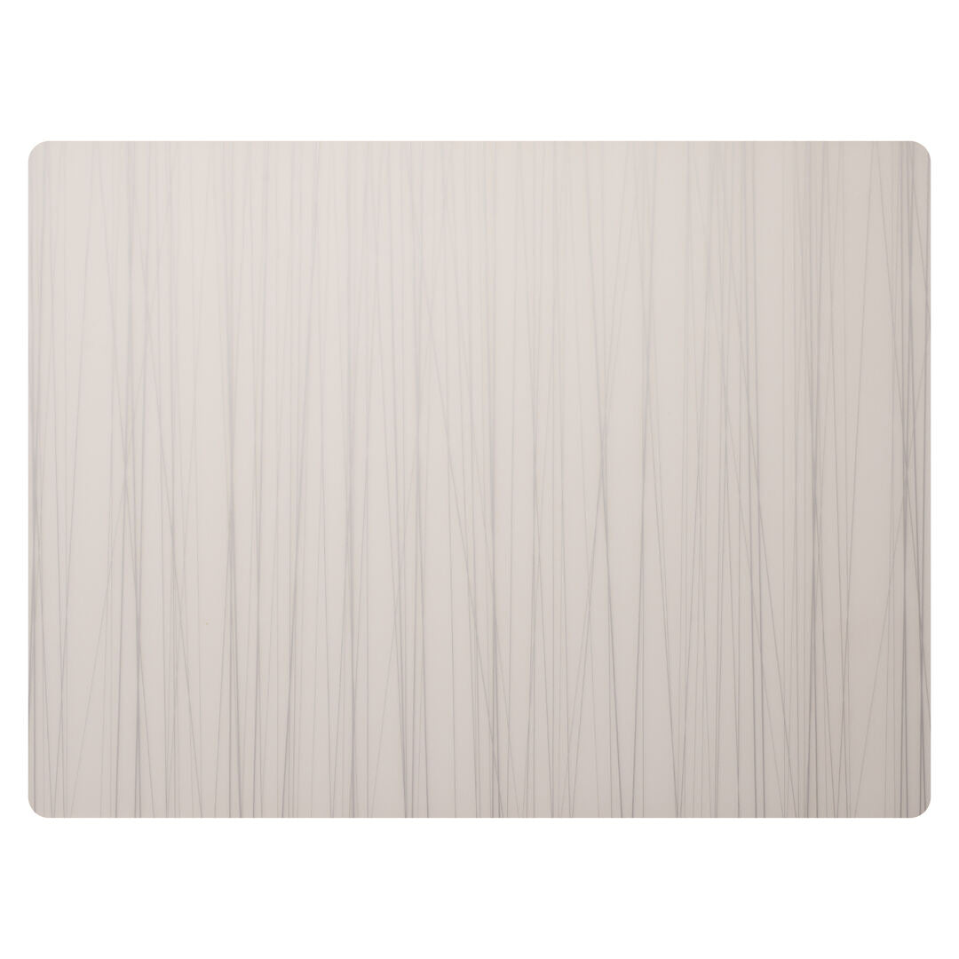 Modern Twist Stream Silver Silicone Placemat 30.5 x 40.6cm (12 x 16")