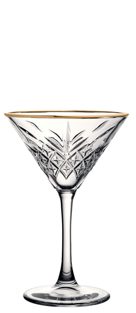 Timeless Vintage Martini Gold 8oz (23cl) *Handwash