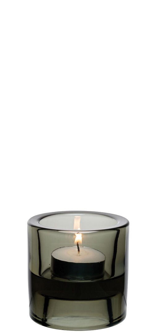 Black Double Ended Tealight Holder 2.75" (7cm)