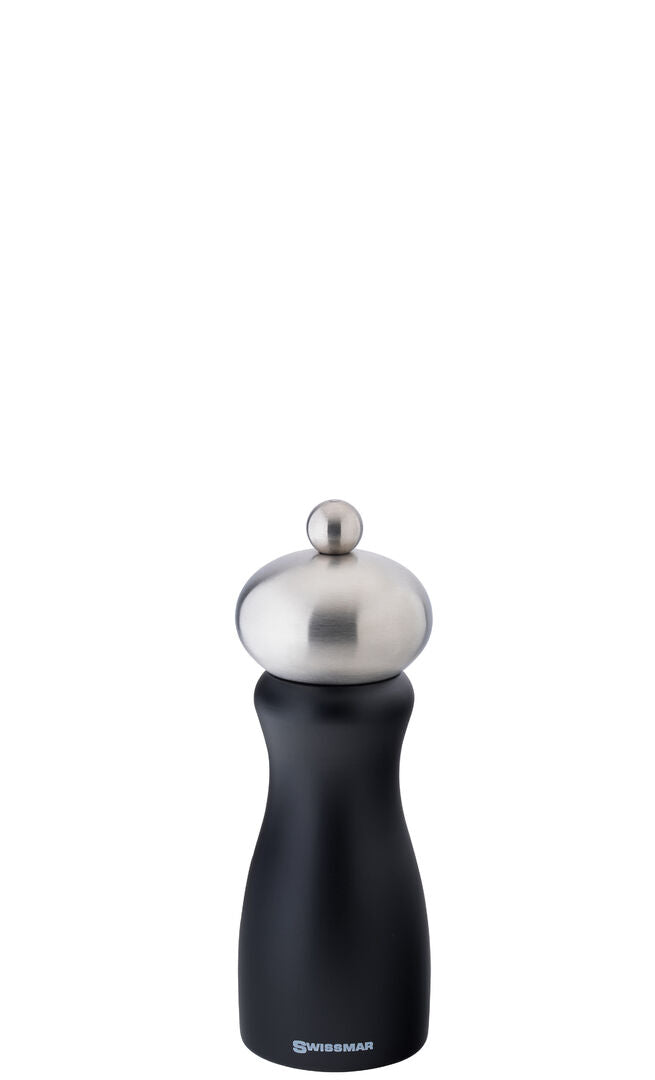 Belle Black Matte Pepper Mill 6" (15cm)