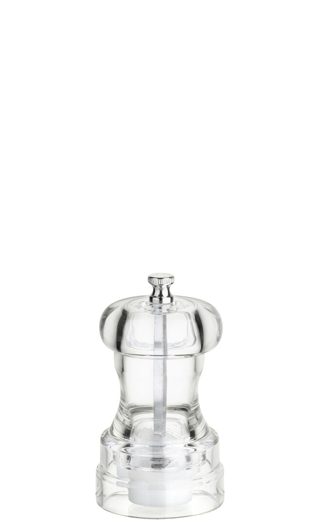 Clear Acrylic Salt/Pepper Grinder 4" (10cm)