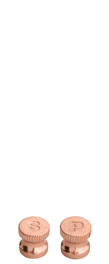 Engraved Salt/Pepper Knobs - Copper